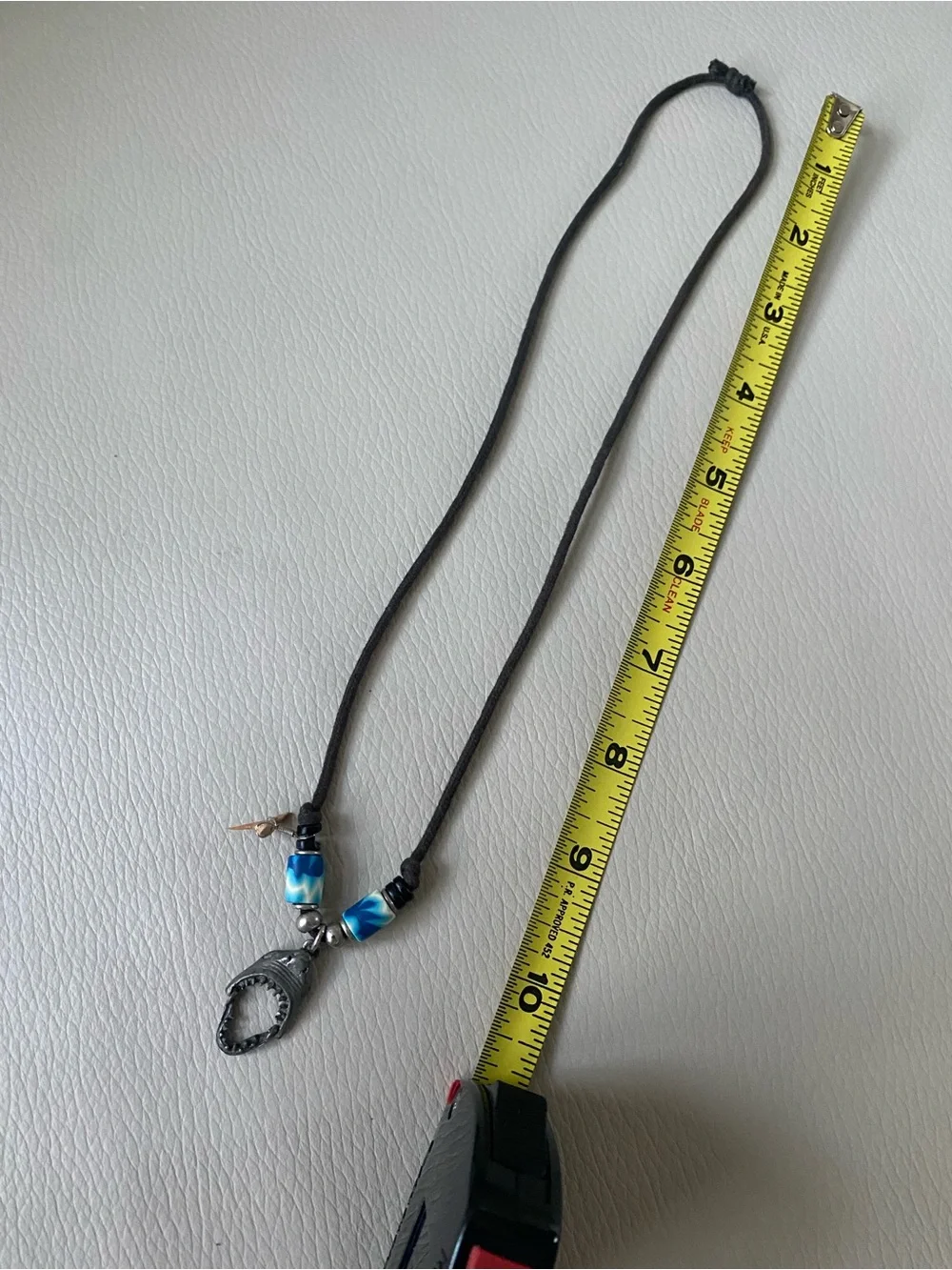 Shark Tooth Jaws rope Necklace
